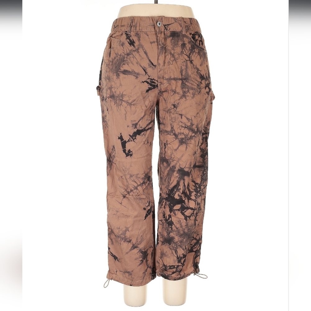 Rue 21 Women’s Extra Large Brown Tie-Dye Cargo Pants